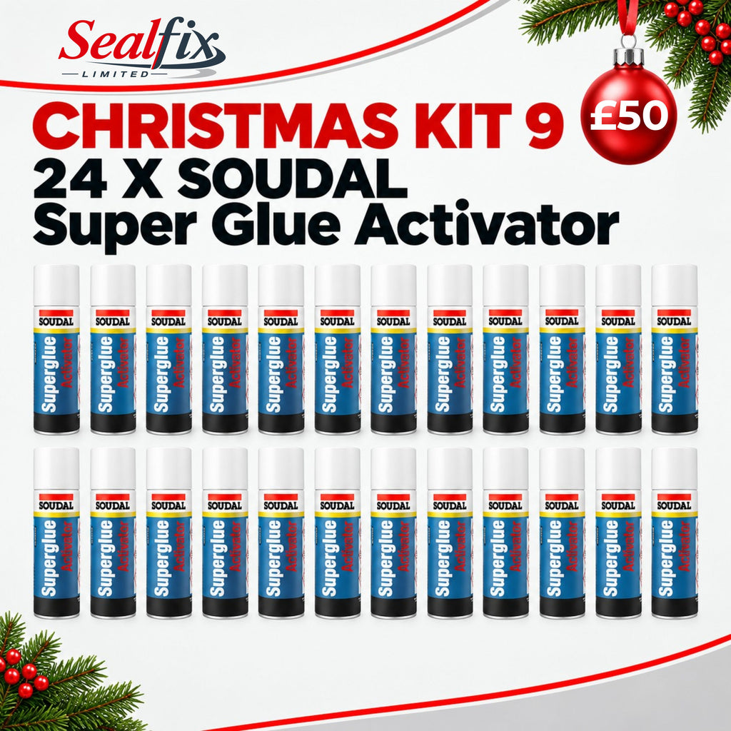 24 x SOUDAL Super Glue Activator - Christmas Kit 9