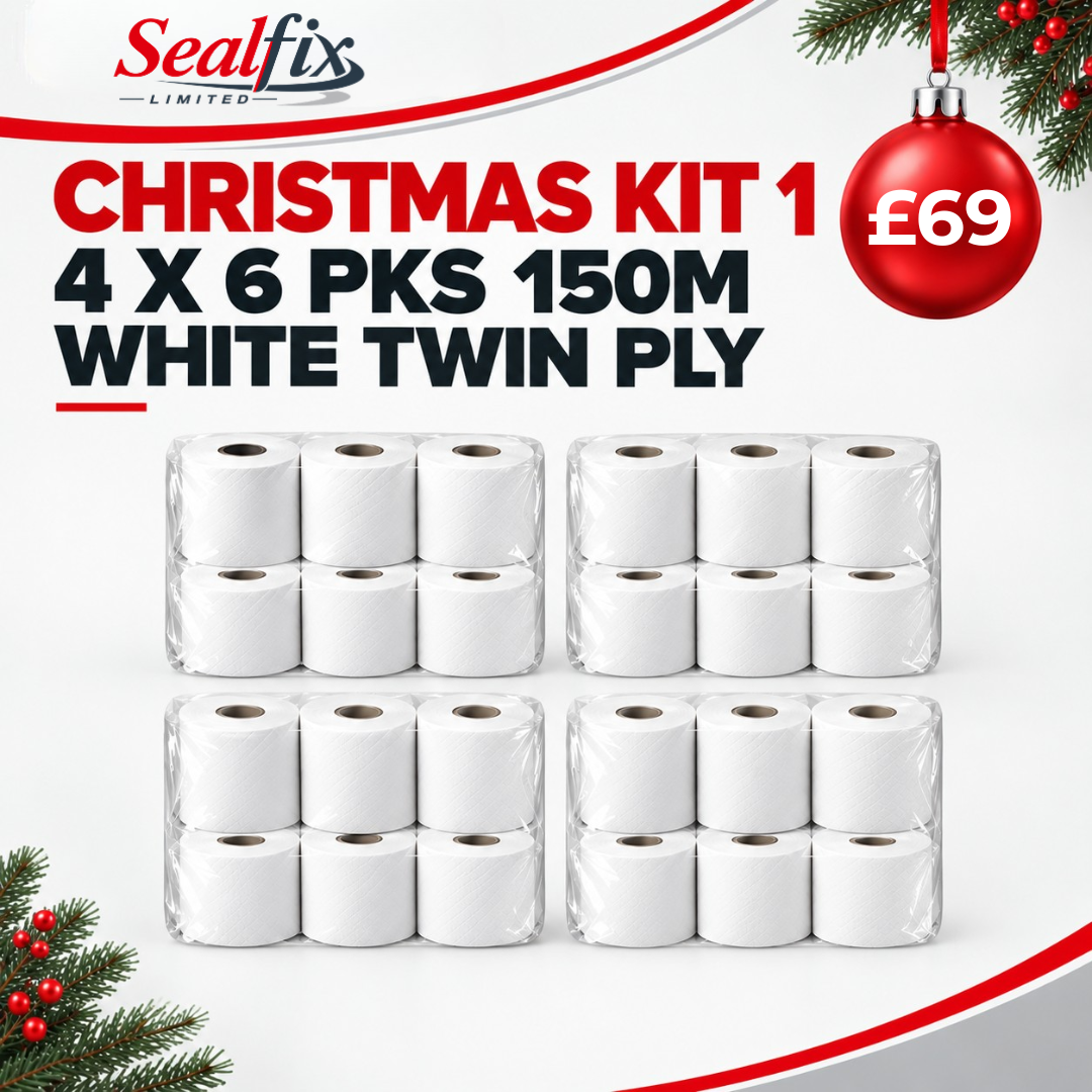 4 x 6pks Paper Roll 150M - Christmas Kit 1