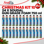 24 x SOUDAL Gun Grade Foam - Christmas Kit 10