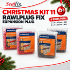 4 Boxes Rawlplug Fix Expansion Plug - Christmas Kit 11