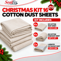 Cotton Dust Sheets - Christmas Kit 16