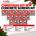 Concrete Screws Kit - Christmas Kit 18