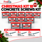 Concrete Screws Kit - Christmas Kit 18