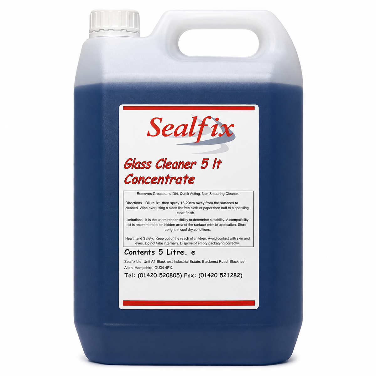 Sealfix Professional Glass Cleaner 5 Litres (Concentrate)