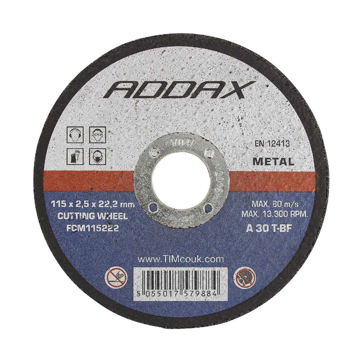 Cutting Disc for Grinding 4 1/2" x 22.2 x 6.4mm (Box of 25)