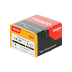 Solo Woodscrew PZ2 Countersunk Zinc 4.5mm (200)