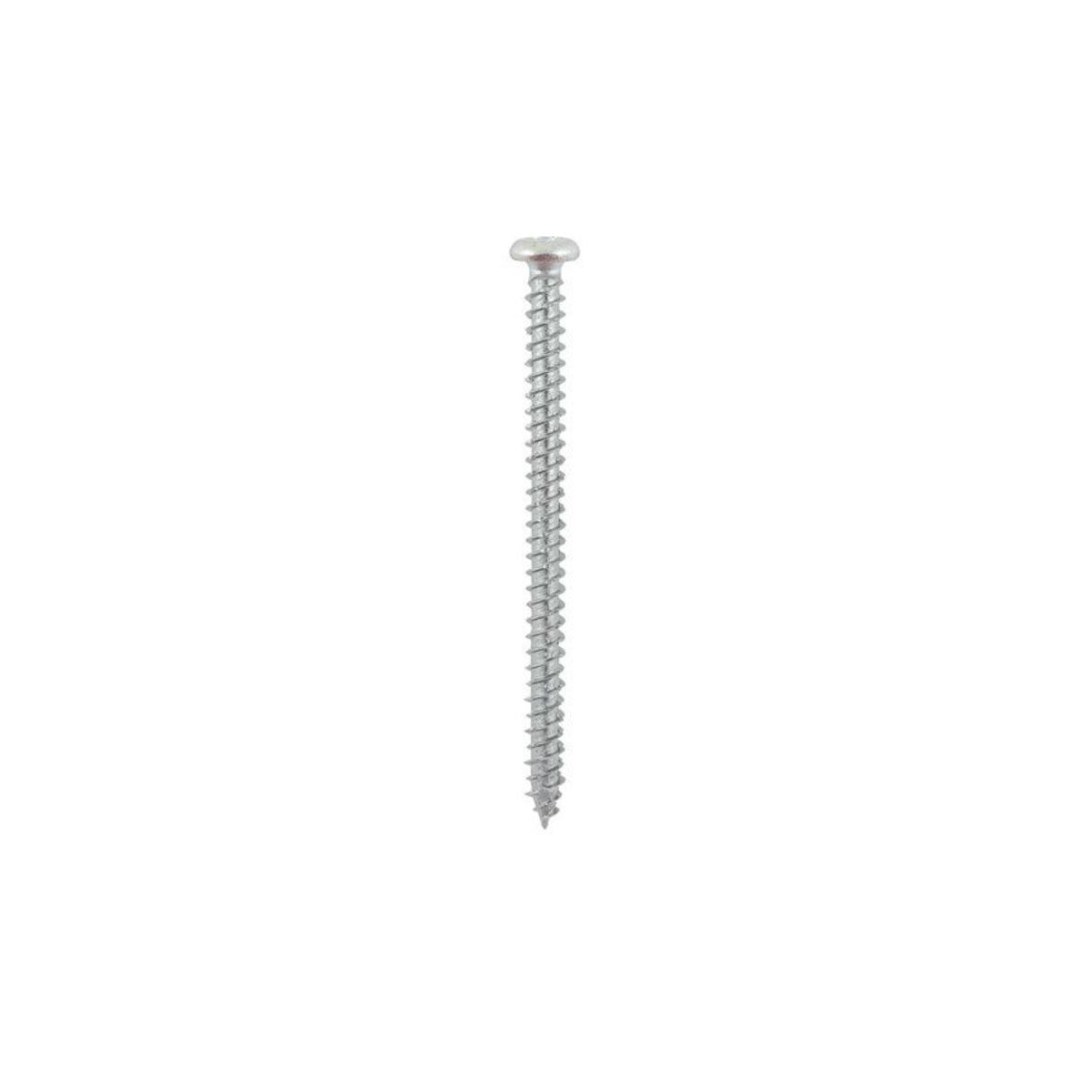 Pan Head Concrete Frame Screw - 100 pcs + bits