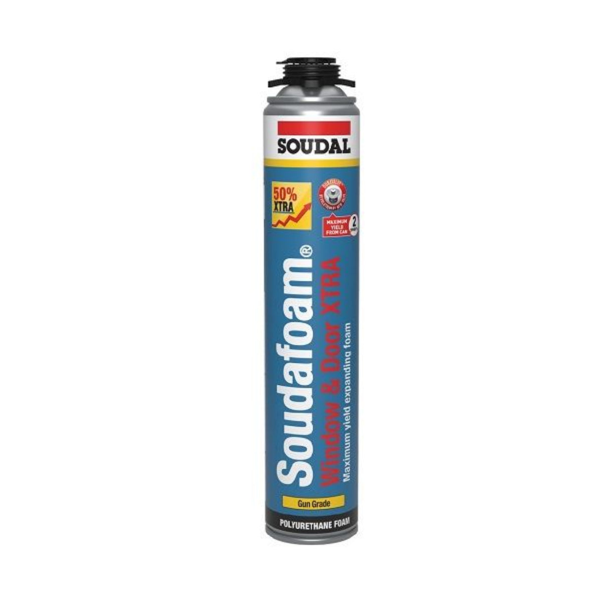 SOUDAL SOUDAFOAM Window & Door Xtra Gun Grade 750ml