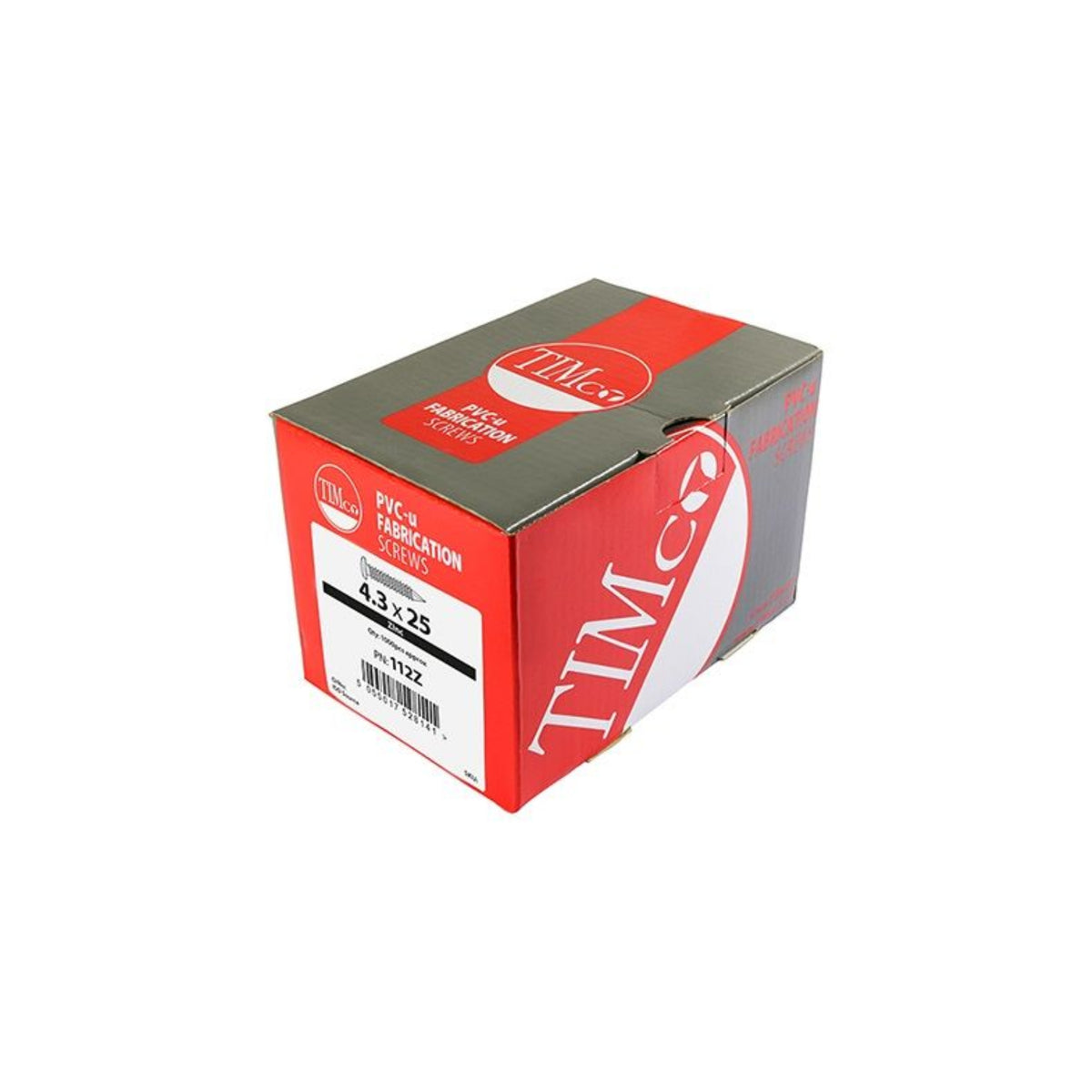 UPVC Friction Stay Shallow Pan Screws 4.3mm Zinc (1000)