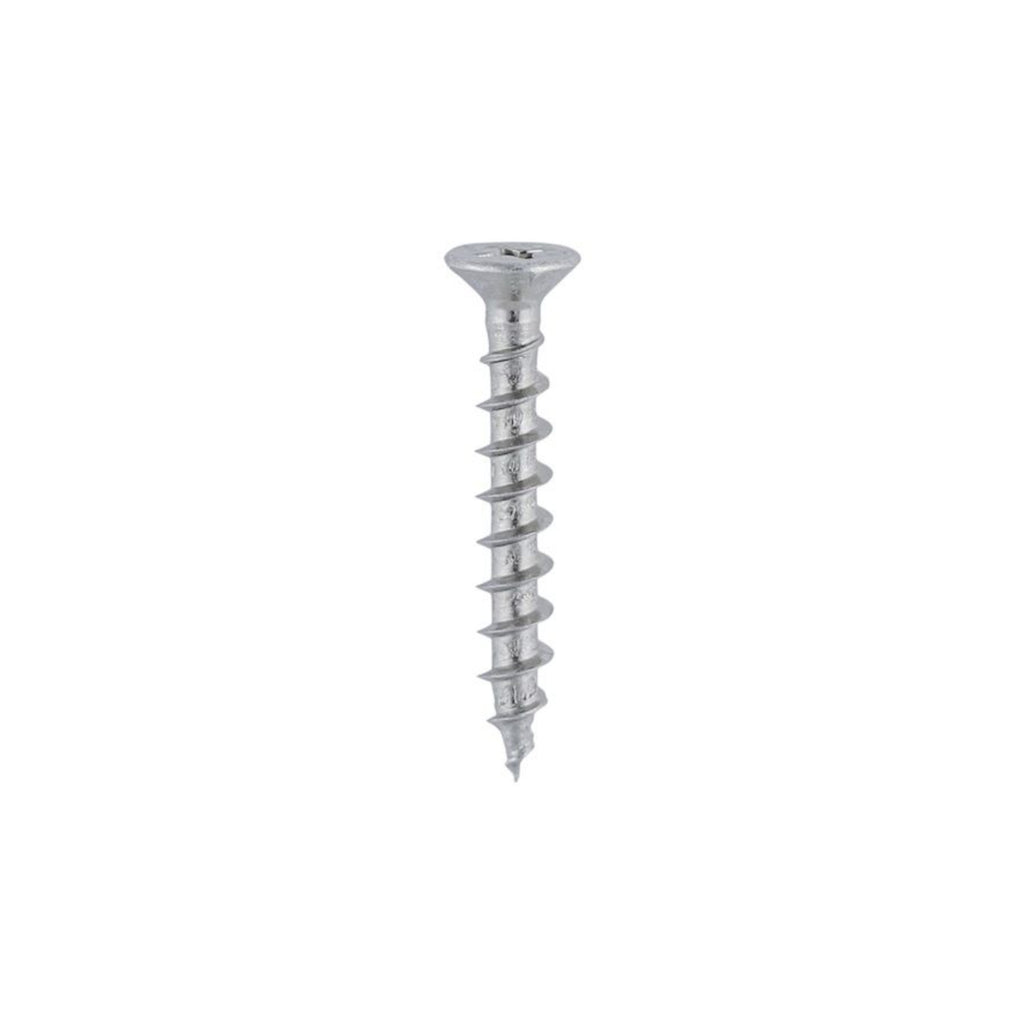 UPVC Window Screws 4.3mm Single Deep Stainless Steel (1000)
