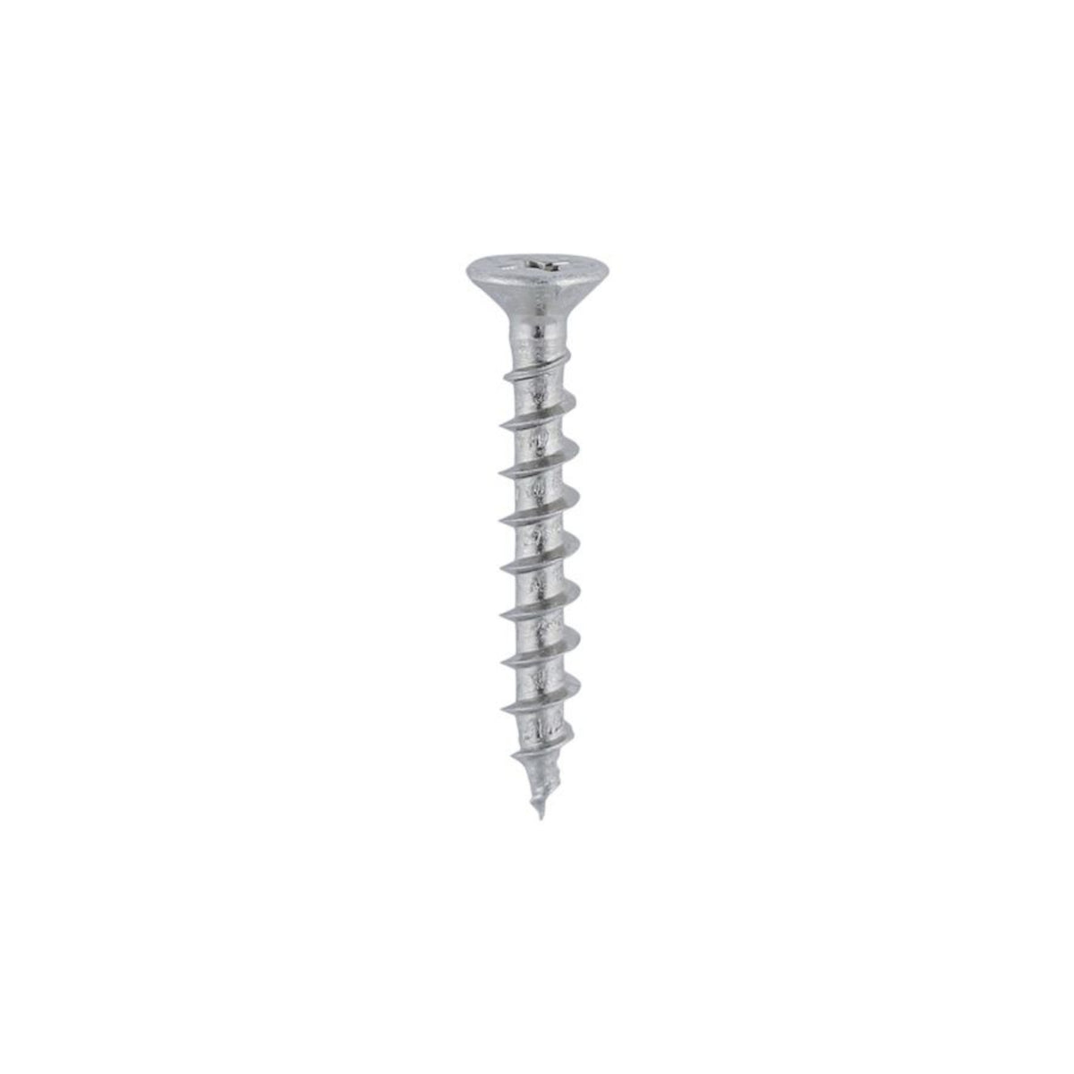 UPVC Window Screws 4.3mm Single Deep Stainless Steel (1000)