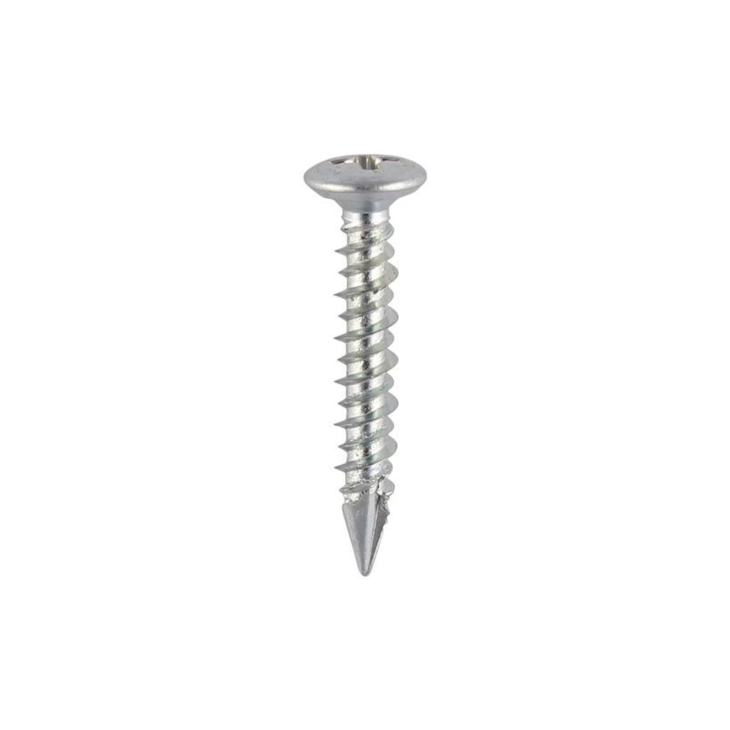 UPVC Friction Stay Shallow Pan Screws 4.3mm Zinc (1000)