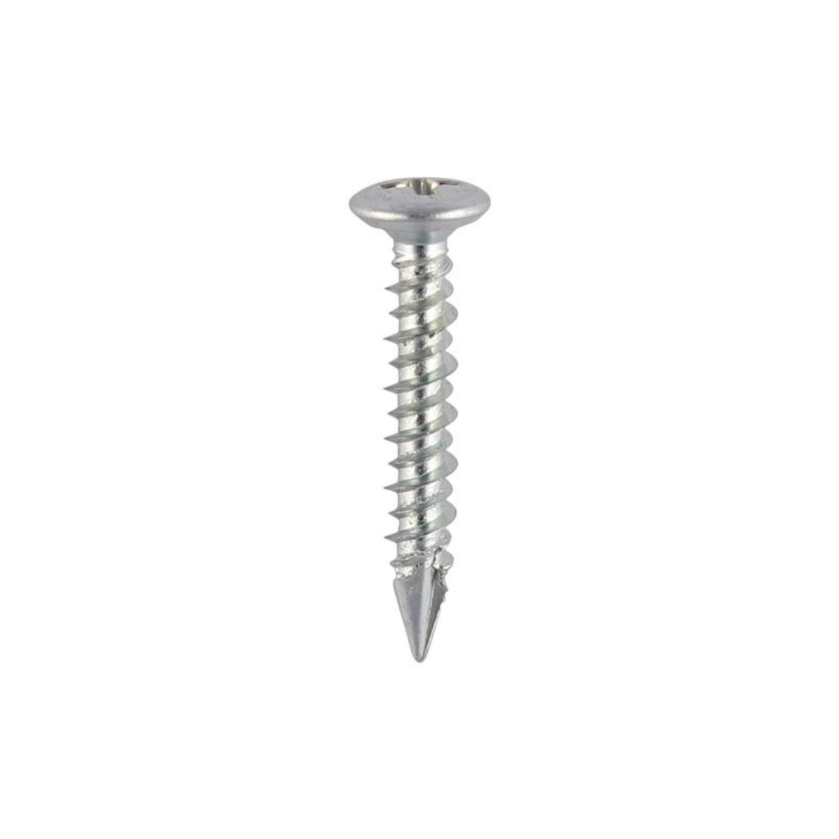 UPVC Friction Stay Shallow Pan Screws 4.3mm Zinc (1000)