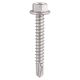 Self Drilling Screws Hex Low Duty Zinc (100pcs) - No washer -Metal Construction Light Section Screws